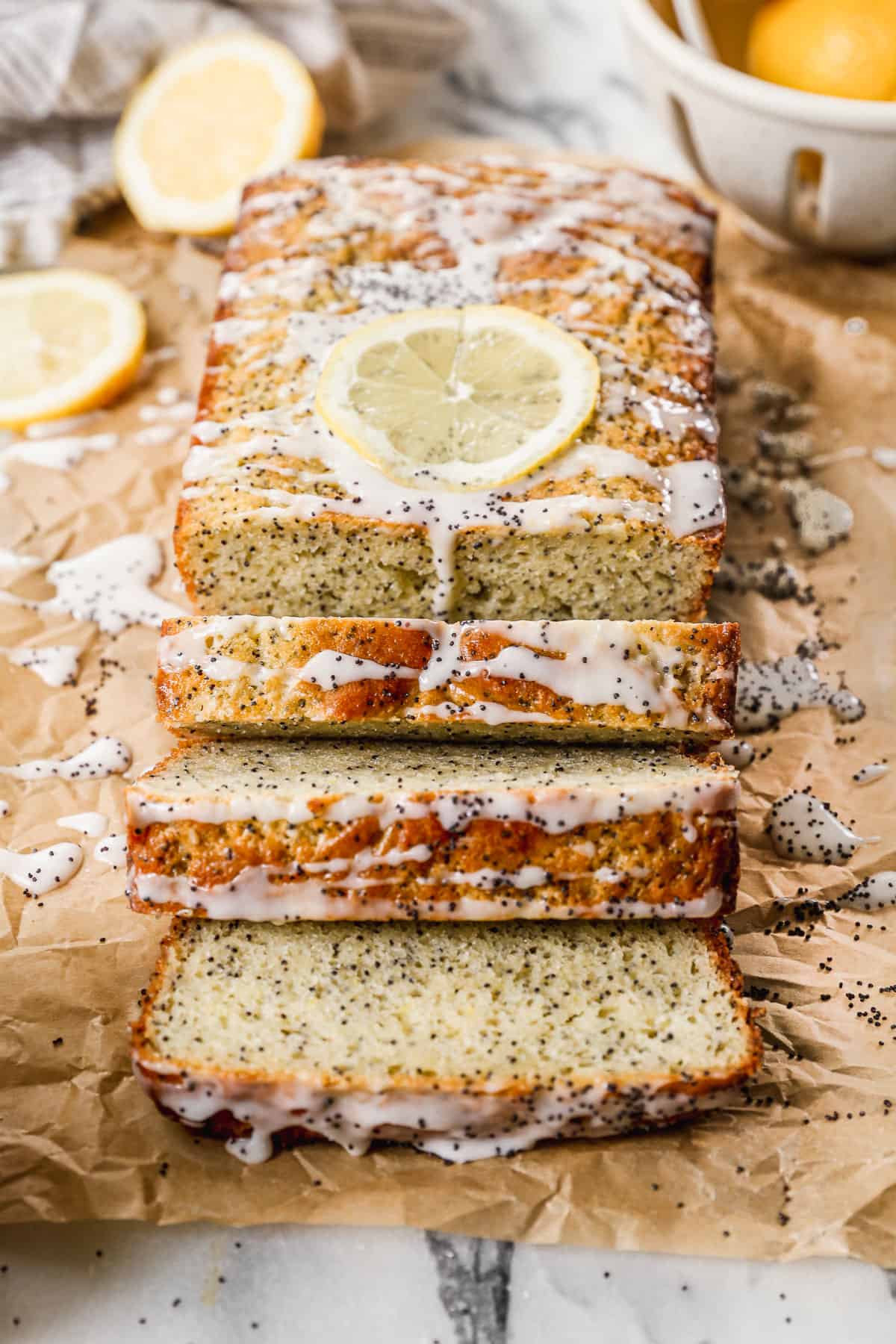 Your New Brunch Staple: Lemon Poppy Seed Loaf with Glaze